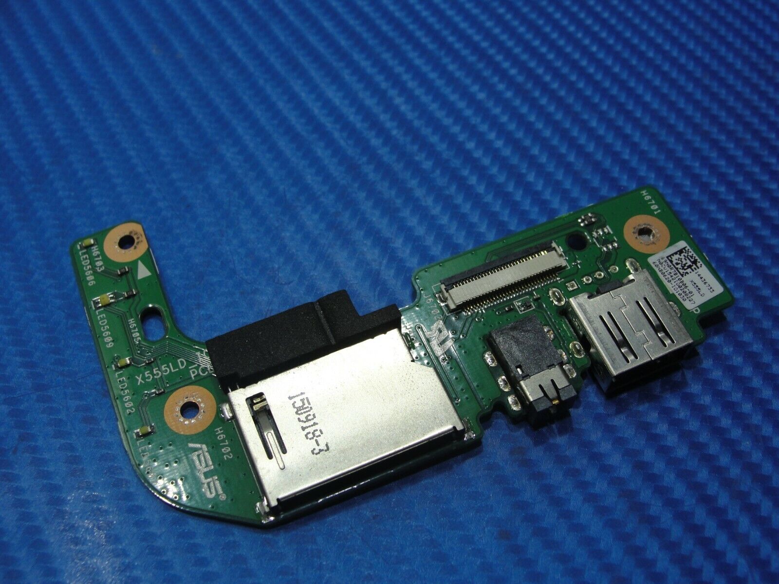 Genuine ASUS X555l Laptop X555ld IO USB Audio Card Reader Board 