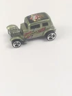 VTG 1968 Hot Wheels '32 Ford Vicky "Never Again" Heart Green Mattel Toy Car