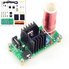 Mini Tesla Coil Plasma Speaker Electronic Music 15W 15V-24V DC 12V Finished/ DIY