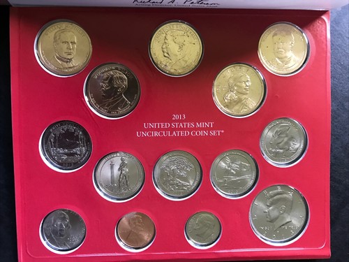 2013 P & D US Mint Set Uncirculated 28 Coins OGP Original Mint Packaging - Picture 3 of 4