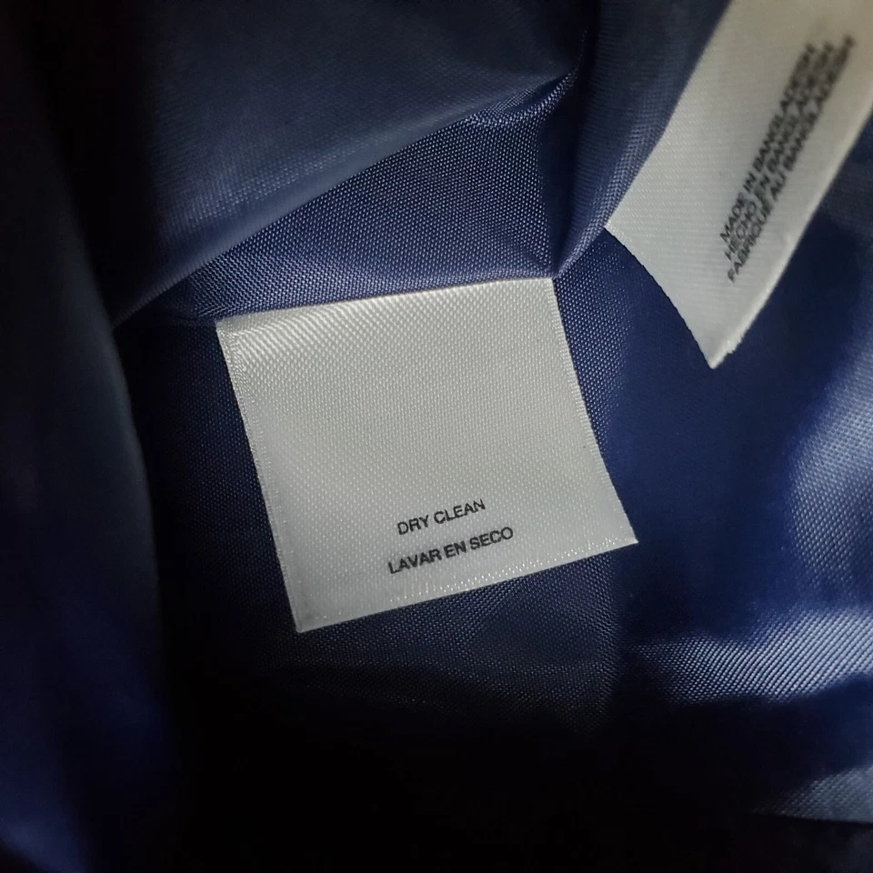 Chaqueta Blazer Evan Picone Mujer Talla 12 Azul Manga Larga Sencillo Pecho 3 Botones Foto 4 de 4