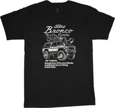 Ford Bronco T-shirt Mens Clothing Apparel Accessories Bronco Ford Black Tee Ford Bronco T-shirt Mens Clothing Apparel Accessories Bronco Ford Black Tee