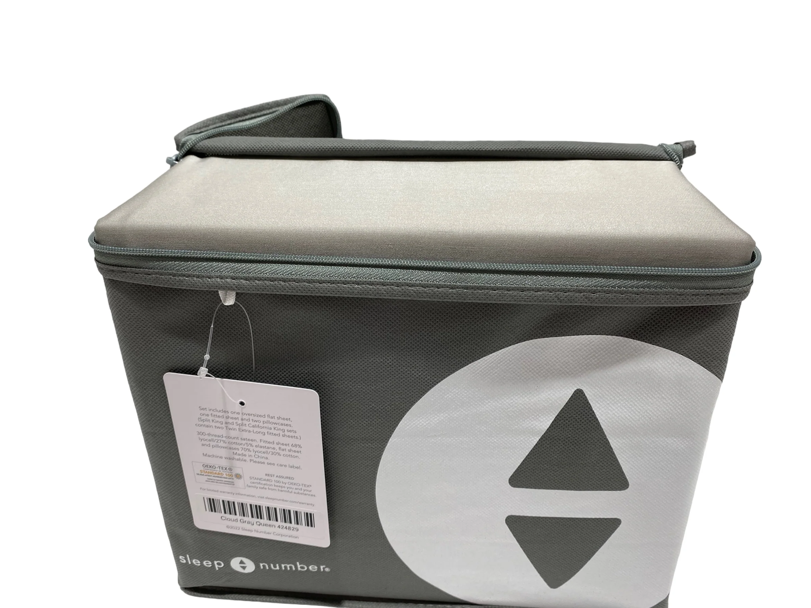 SLEEP NUMBER LYOCELL ULTRA SHEET SET CLOUD GRAY QUEEN 424829 eBay