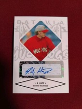 J.A. Happ 2004 Just Minors Justifiable #30 Batavia Muckdogs Phillies Nice Auto!