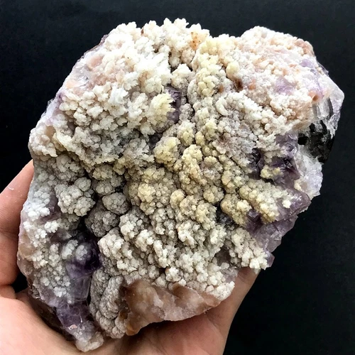 770G Natural Fluorite Quartz Crystal Freeform Mineral Specimen Healing