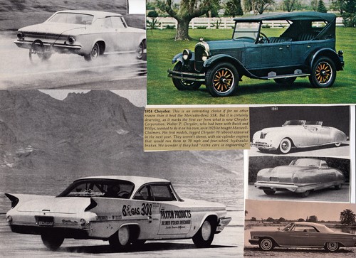 66 LOT Vintage Chrysler Cars, Nice Variety of Mixed Magazine Clips-Pictures - Picture 3 of 6