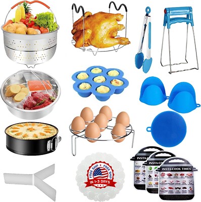 73Pcs Best Instant-Pot-Accessories-Set, Instapot Accessory for 6,8 Quart, with N