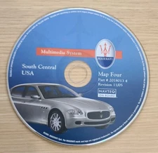 MASERATI GPS MAP NAVIGATION DVD DISC CD OEM 20180134 SOUTH CENTRAL 11/05 MAP 4