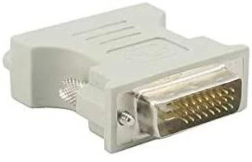 System-S DVI I Stecker auf VGA Buchse Konverter Adapter