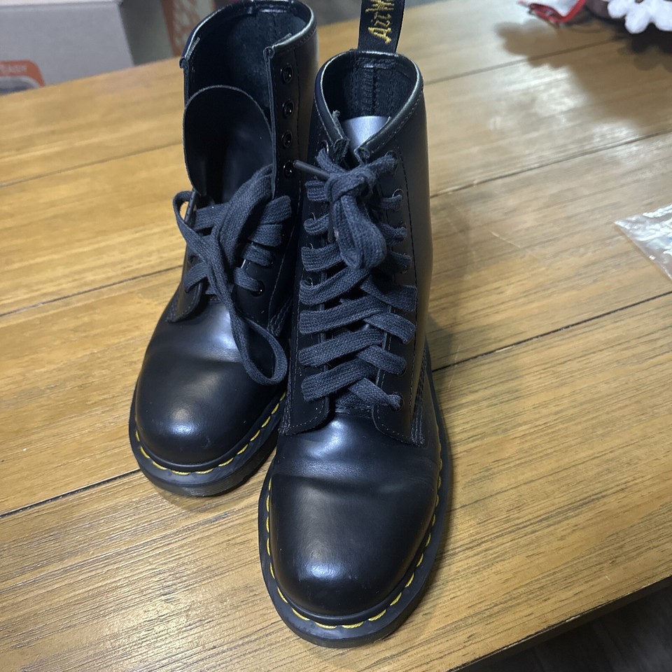 dr martens boots womens size 6 Black eBay