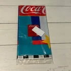 VINTAGE COCA-COLA PAPER TABLECOVER TableCloth 54" X 96" NEW