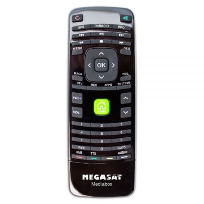 Fernbedienung für Sat Receiver Megasat Mediabox mit Tastatur Remote Control
