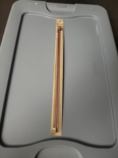 Vintage Susan Bates 14" Silvalume Single Point Knitting Needles, U.S. 3 3.25mm 