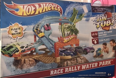 hot wheels race rally water park