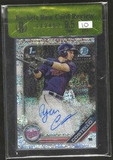 RYAN COSTELLO 2019 BOWMAN CHROME SPECKLE REFRACTOR 1ST AUTO /299 BGS 9.5 10 AU