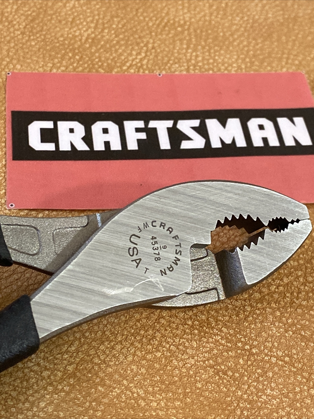 Craftsman Slip Joint Pliers 45378 US Western WF Almost Mint