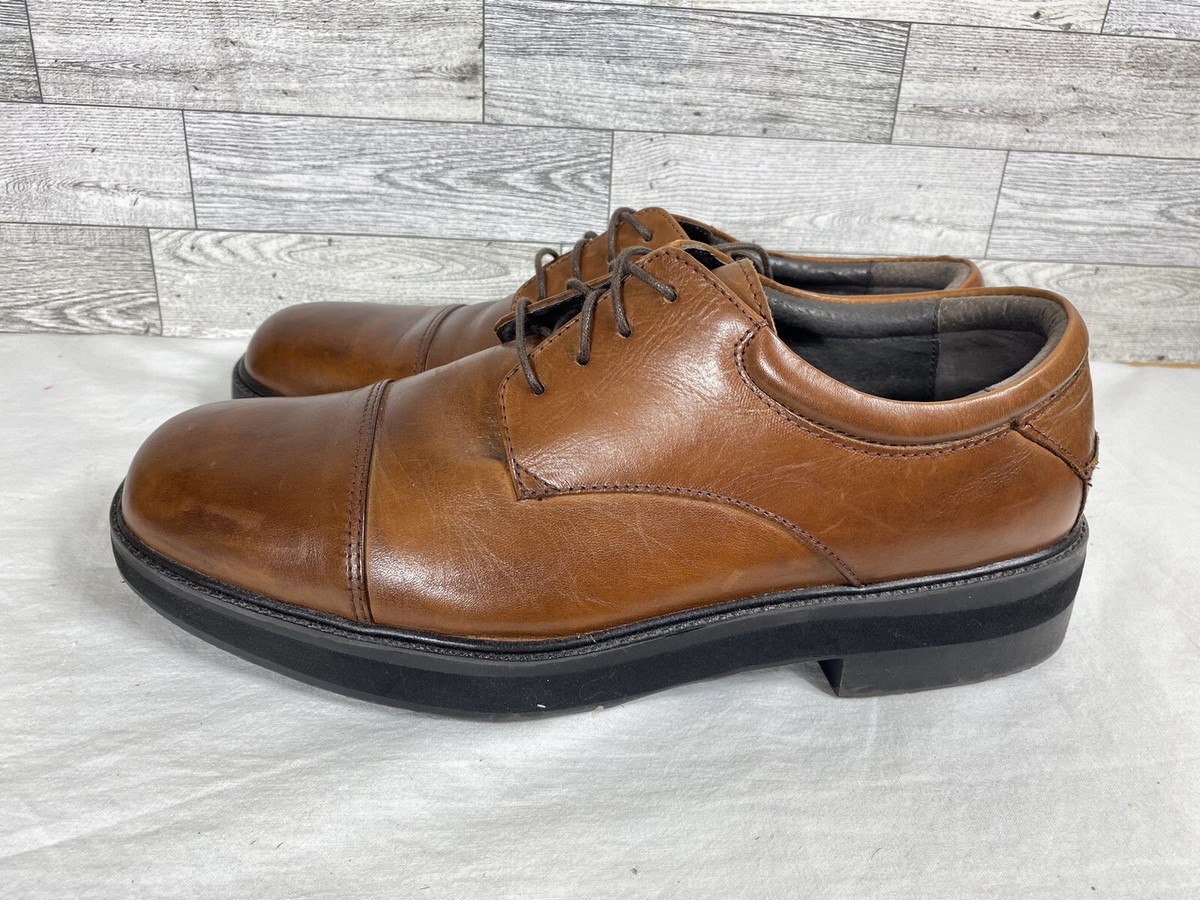Nunn Bush Mens Shoes Oxford Brown Leather Left Shoe Has .5  display picture 1