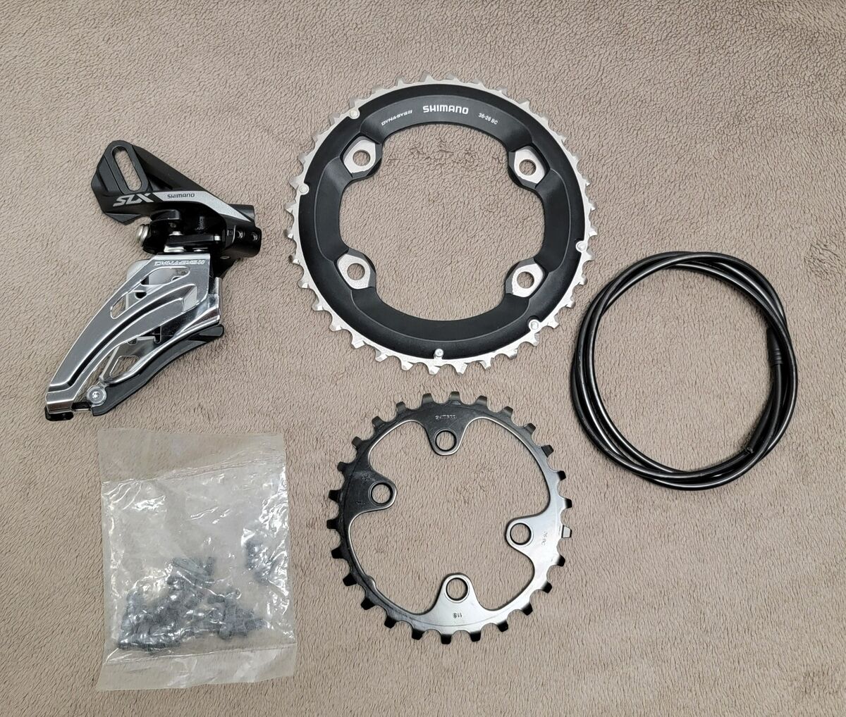 Shimano Dyna-Sys11 Lot Chainrings SLX Outer 36-26 M7000 Shimano Dyna-Sys11 Lot Chainrings SLX Outer 36-26 M7000