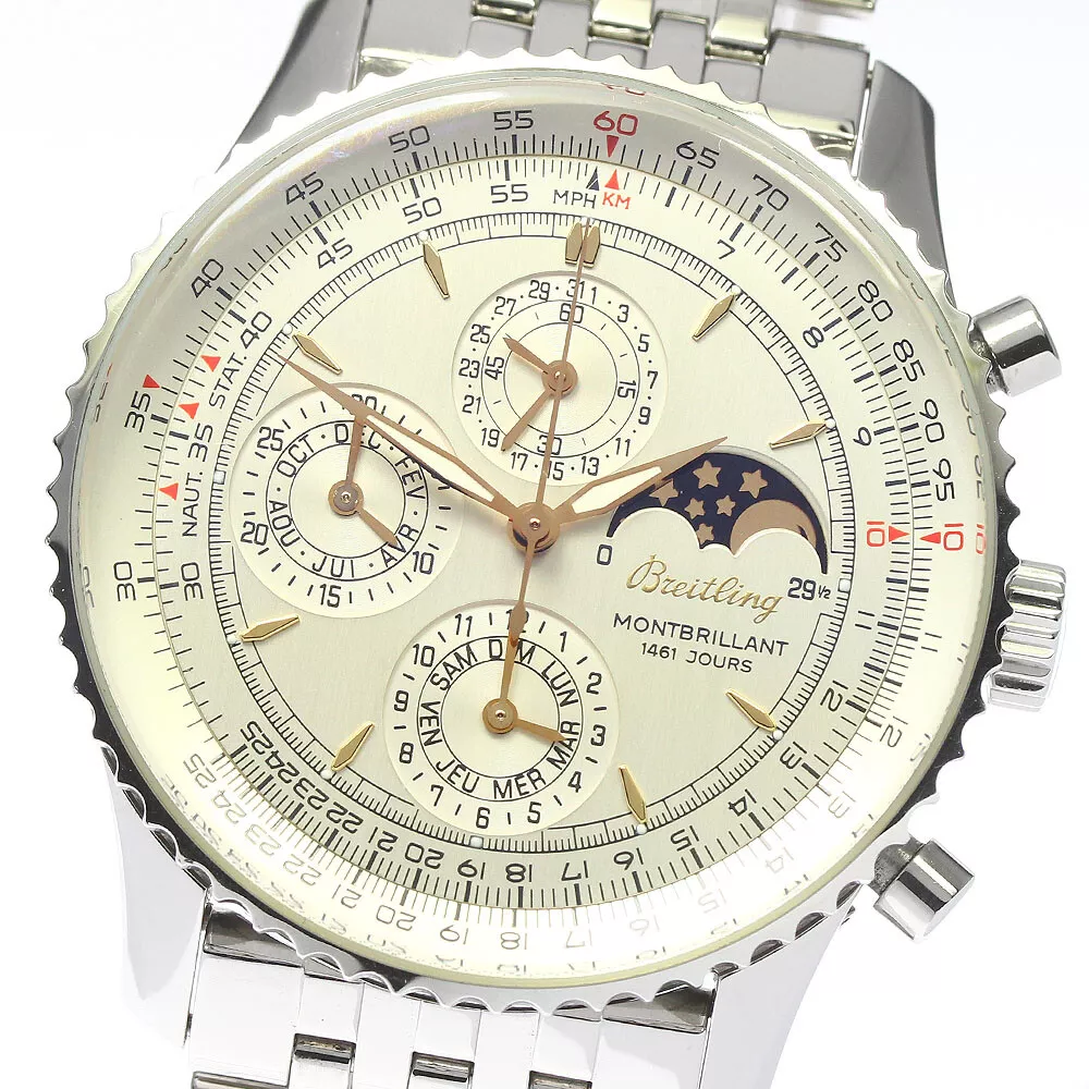 BREITLING Navitimer Montbrillant A19030 Chronograph Automatic Men s Watch 744808