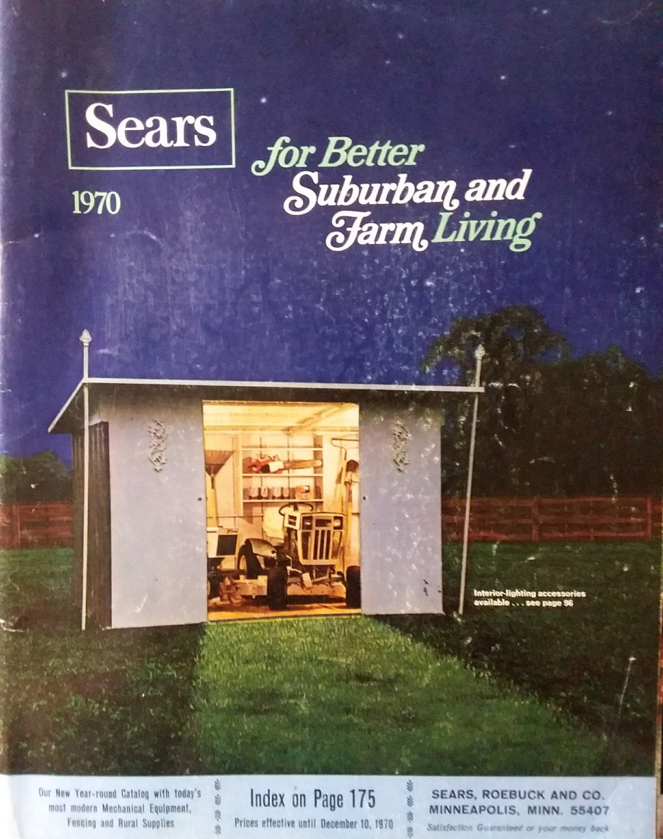 Sears 1970 Suburban Farm Catalog COLOR Riding Custom 7 10XL Garden