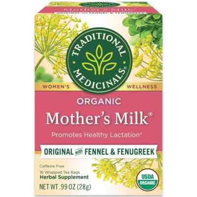 Traditional Medicinals Mother's Milk Tea - Promotes Healthy Lactation - 0.99 OZ