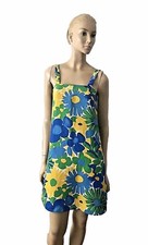 NWT $128 J. CREW LINEN FLORAL PRINT REMOVABLE STRAPS DRESS SIZE 0