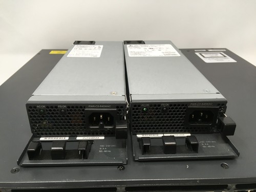 Cisco WS-C3650-24PD-S 24-Port GbE PoE+ w/ 2x10G With Mounting Brackets - Picture 7 of 18