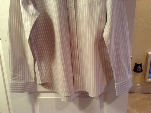 NEW $89 "Five Four Valmont Button Down men Polo Rugby Oxford Shirt Striped XL - Picture 5 of 6