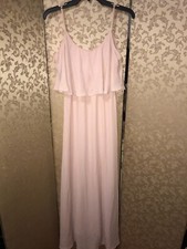 Show Me Your MuMu Light Pink Blush Maxi Dress Size Small S