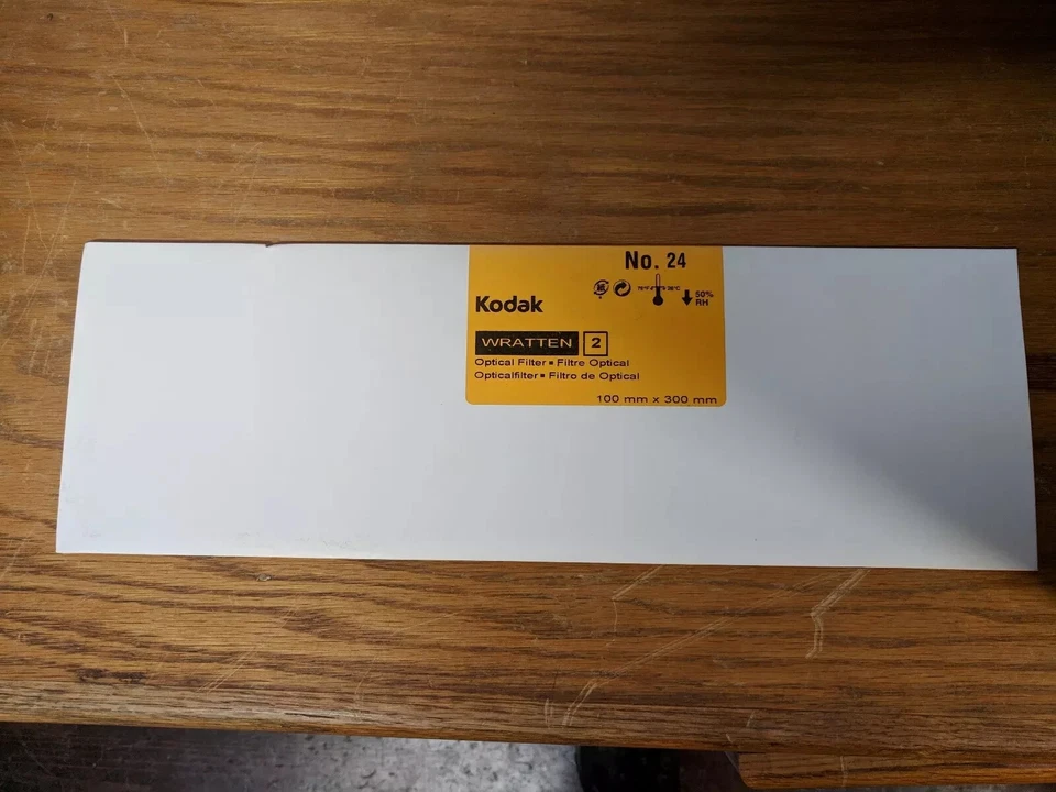 SPECIAL! Set of Four (4) Kodak Wratten 2 Optical Filters (#24, #58, #70, #87) - Image 2 of 4
