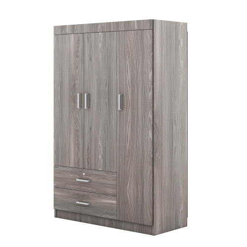 3-Door Wardrobe and 2 Drawers 4-Door Wardrobe with Drawer Bedroom Furniture Sets - Picture 19 of 66