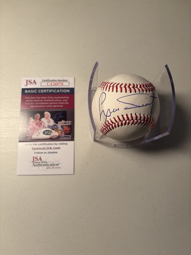 Luis Tiant Signed ROMLB Baseball New York Yankees Boston Red Sox JSA/COA - 第 1/3 張圖片