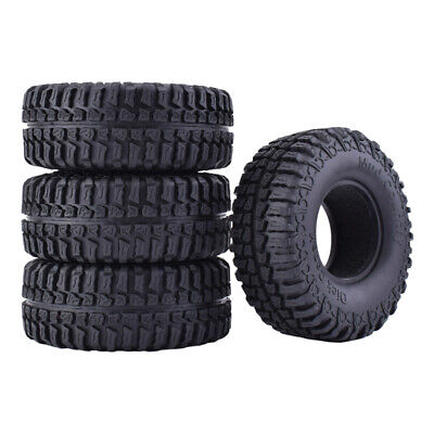 4pcs 1.9" RC Crawler Car Rubber Tire Wheel Tyre With Sponge 120mm*45mm