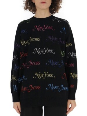 Marc Jacobs $495 New York Magazine NY Mag Black Metallic Marc Jacobs $495 New York Magazine NY Mag Black Metallic