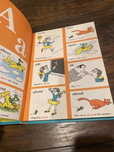 1964 Dr. Seuss The Cat In The Hat Beginner Dictionary Hardcover Gibraltar Librar - Picture 10 of 12