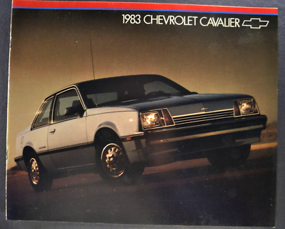 1983 Chevrolet Cavalier Brochure Convertible Coupe Type 10