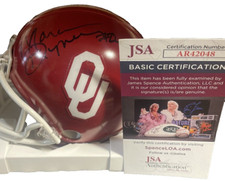 MARCUS DUPREE SIGNED OKLAHOMA SOONERS MINI HELMET JSA COA
