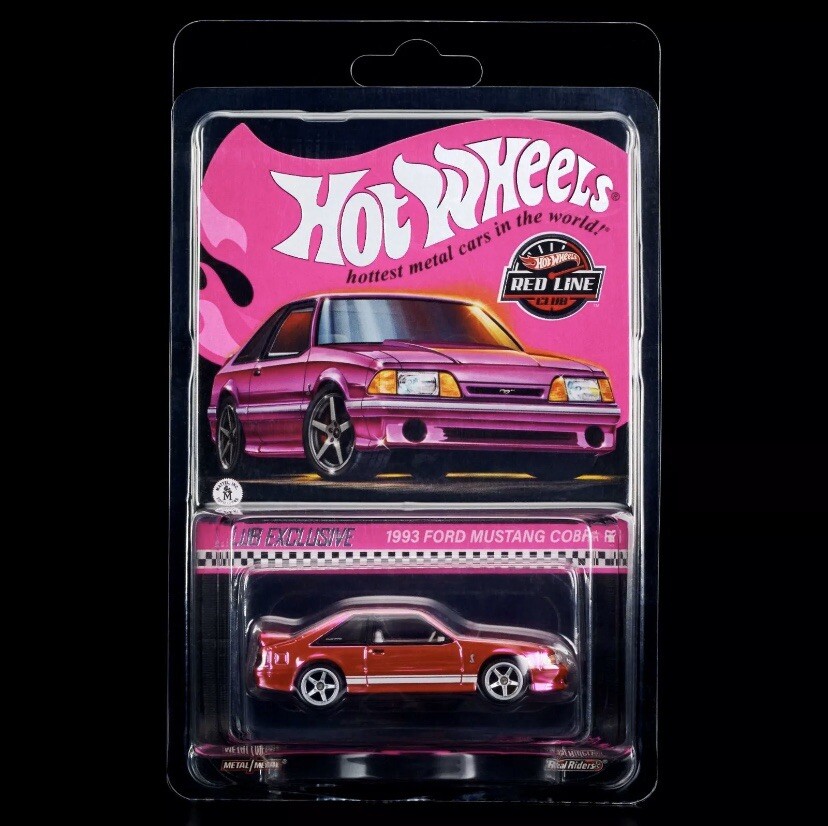 Hot Wheels RLC Exclusive Pink Edition 1993 Ford Mustang Cobra R