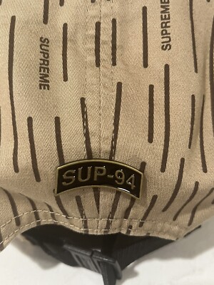 Supreme Military Camp Cap Hat Tan Raindrop Camo 2024 FW24 - NEW | eBay