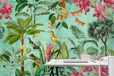 3D Color Hummingbird O143 Wallpaper Wall Mural Self-adhesive Andrea haase Fay