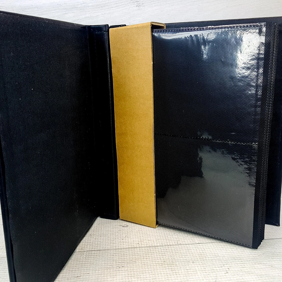 Black Faux Leather Photo Album Holds 200 4 x 6" Photos Embossed Palm Tree NEW - Image 3 of 4