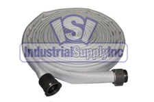Fire Hose | Double Jacket | 2-1/2" x 50 FT | Lay Flat | Aluminum NST Ends