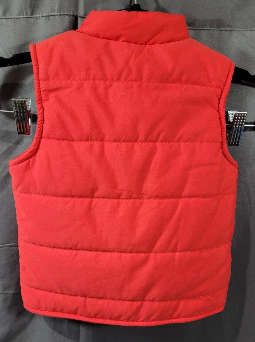 Boys red puffer clearance vest