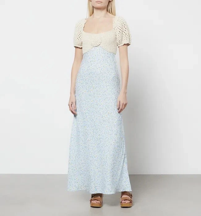 Blue rixo dress cheap
