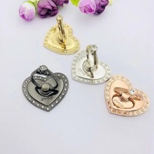 Universal 360 Rotating Finger Ring Stand Holder For Cell Phone Tablet - HEART