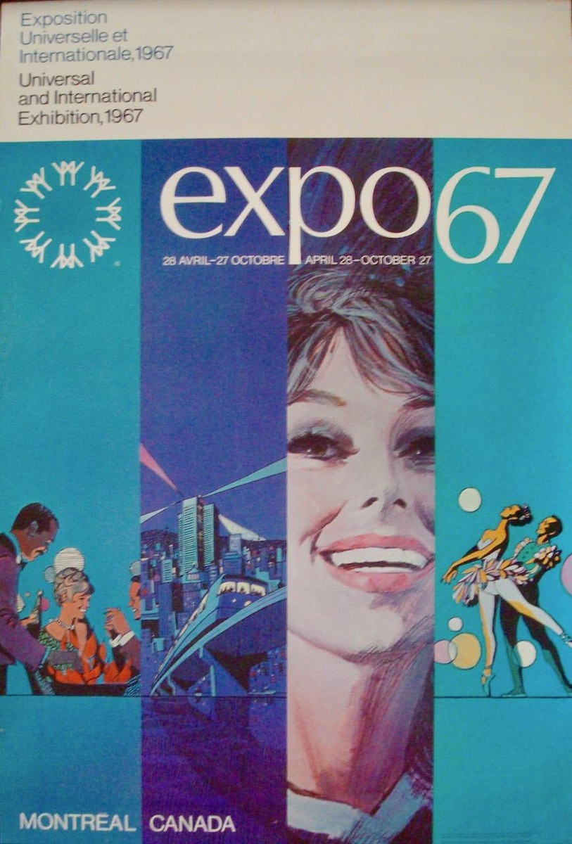 EXPO 67 MONTREAL poster Mother ORIGINAL RARE SUPERB 20x30 NM NOT A