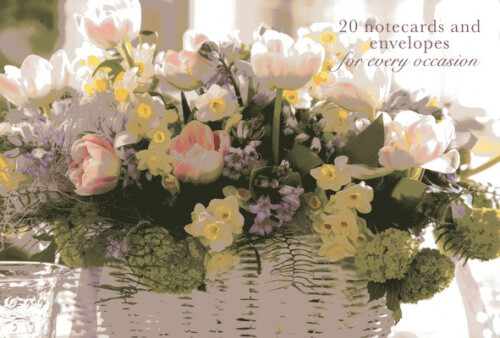 Thumbnail - Card Box Of 20 Notecards And Envelopes: Pink Tulip: A Delightful Pack