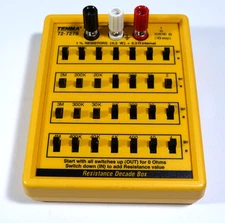 TENMA 72-7270 RESISTANCE DECADE BOX FOR 1 to 11,111,110 OHMS FOR TENMA  TAIWAN 