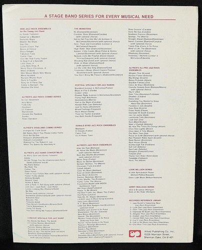 Southern Express Sheet Music Score Book Alfreds Jazz Rock Ensembles Strommen - Picture 8 of 8