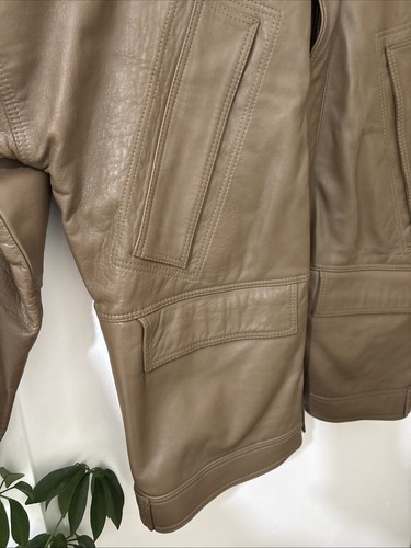 John Stephen King Of Carnaby St Vintage Leather Jacket Light Brown Mod Retro 102 - Picture 5 of 13